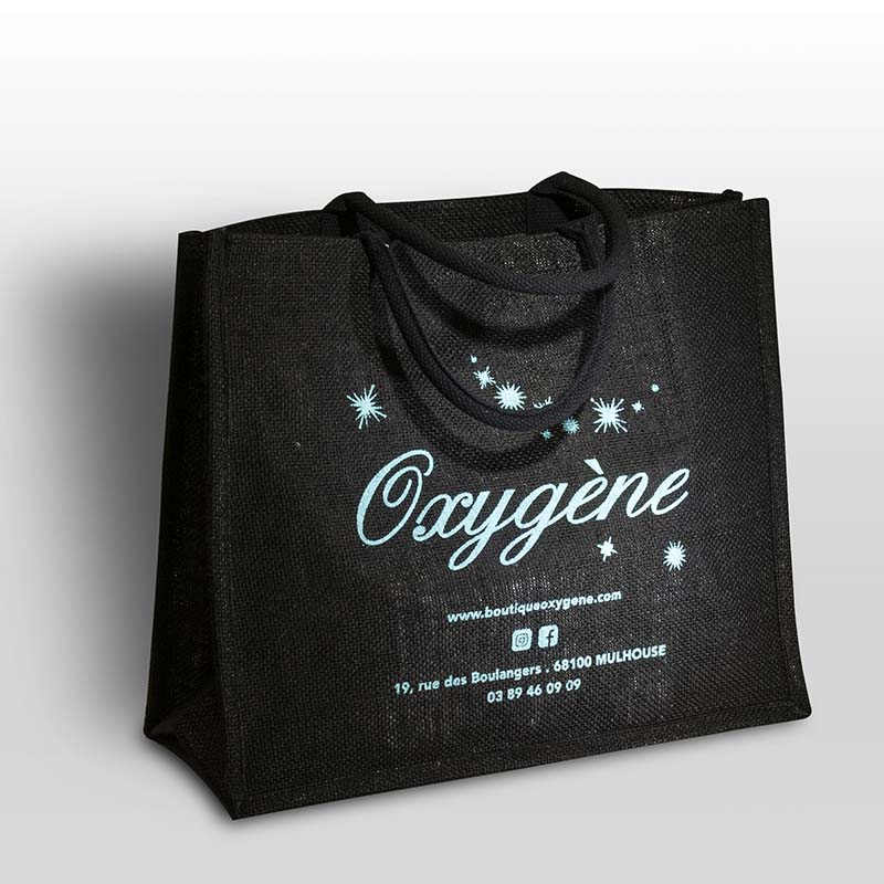 Sac en jute noir