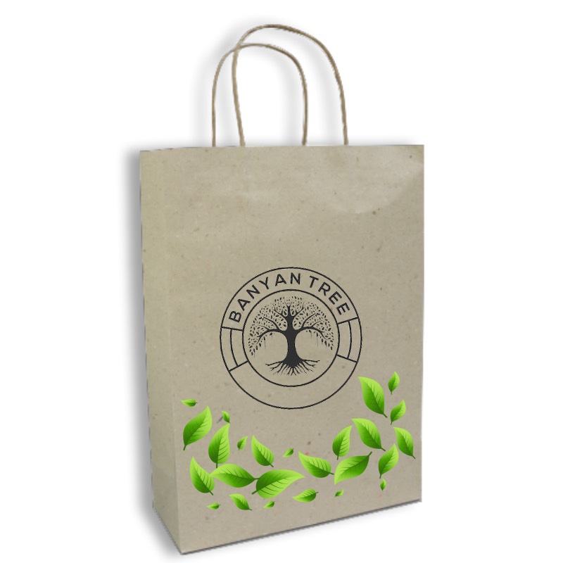 Sac à poignées torsadées
